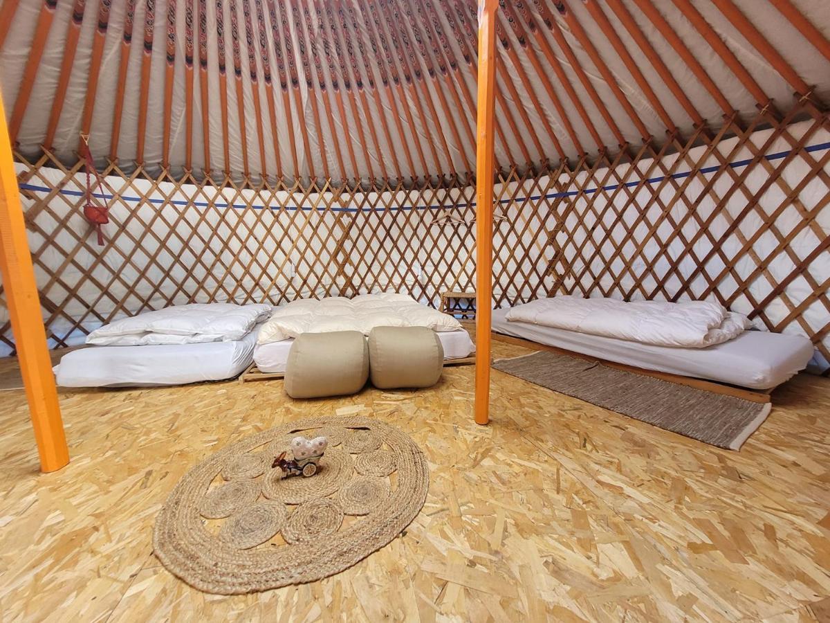 מלון אארסחוט Slapen Tussen De Ezels In De Yurt מראה חיצוני תמונה
